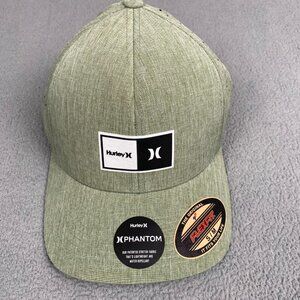 Hurley Phantom Men's Snapback Cap,Sage Green,Outdoor,Size S/M,Flex Fit NEW